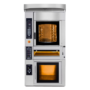 Piec piekarniczy elektryczny, modułowy, obrotowy, 5x 400x600 mm, 4x 30 cm, 20 kW, 1000x1400x1355 mm | RESTO QUALITY, PM-D-K 5+4