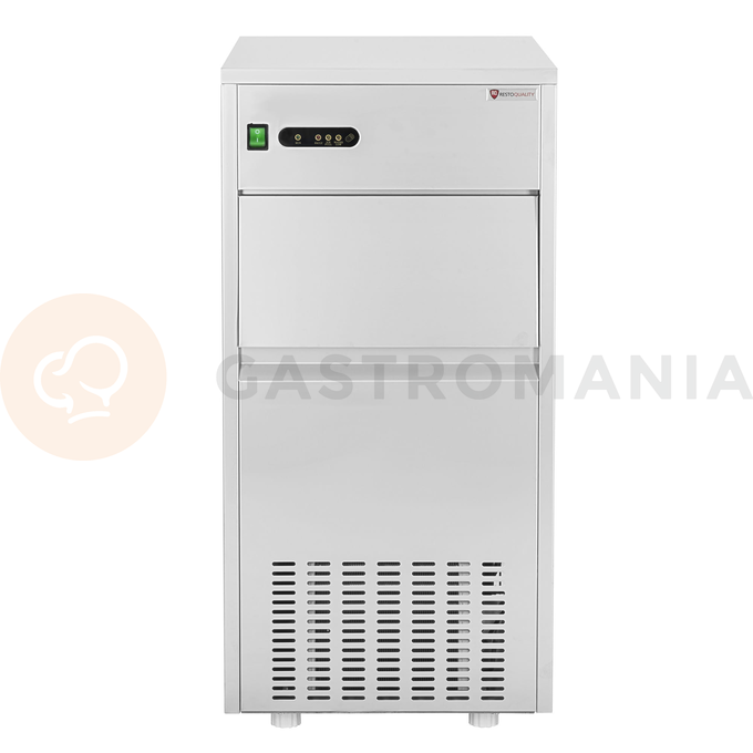 Kostkarka do lodu 60 kg/24 h, chłodzenie powietrzem, 398x512x820 mm | RESTO QUALITY, Light Ice RQ60