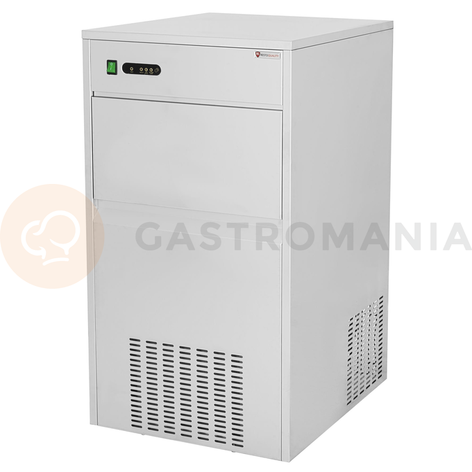 Kostkarka do lodu 80 kg/24 h, chłodzenie powietrzem, 500x612x910 mm | RESTO QUALITY, Light Ice RQ80