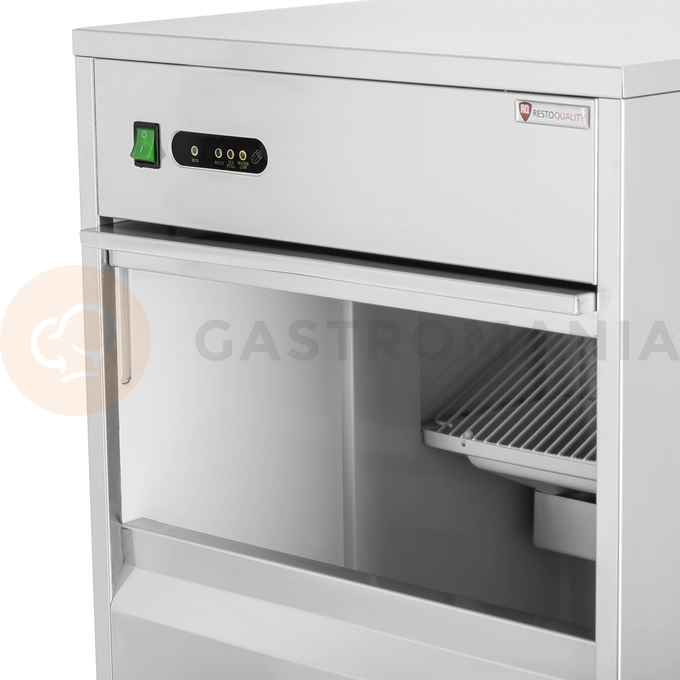 Kostkarka do lodu 80 kg/24 h, chłodzenie powietrzem, 500x612x910 mm | RESTO QUALITY, Light Ice RQ80