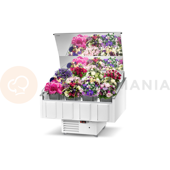 Lada chłodnicza na kwiaty 1180x950x1910 mm | RAPA, L-BK