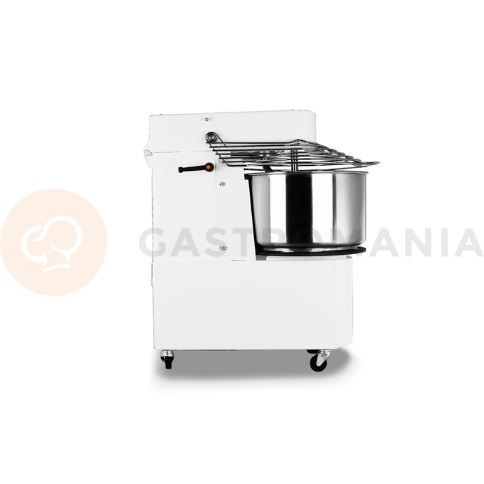 Miesiarka spiralna do ciasta z podnoszonym hakiem i wyjmowaną dzieżą, 2 prędkości, 50 l, 400 V, 480x810x830 mm | RESTO QUALITY, RQT50 2V