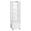 Chladící vitrína, 235 l, LED osvětlení, 4 police, 525x455x1703 mm | BARTSCHER, 235L-W