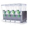 Počtyřný dávkovač na neperlivé nápoje, ledovou kávu a čaj 4x 12 l, fontánová pumpička, 720x480x570 mm | BRAS, Maestrale Extra