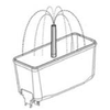 Počtyřný dávkovač na neperlivé nápoje, ledovou kávu a čaj 4x 20 l, fontánová pumpička, 720x480x710 mm | BRAS, Maestrale Extra