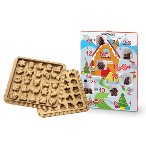 Forma na świąteczne czekoladki + pudełko na kalendarz adwentowy | SILIKOMART, Christmas inspiration