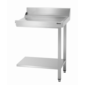 Stół wyładowczy prawy do zmywarek ze stali nierdzewnej 700x720x850 mm | BARTSCHER, DS-700R