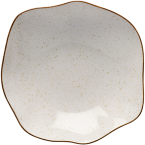 Talíř polévkový, béžová, 230 mm | LUBIANA, Stone Age
