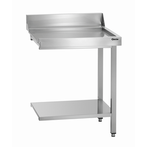 Vykládací stůl pravý pro myčky nádobí z nerezové oceli 700x720x850 mm | BARTSCHER, DS-700R