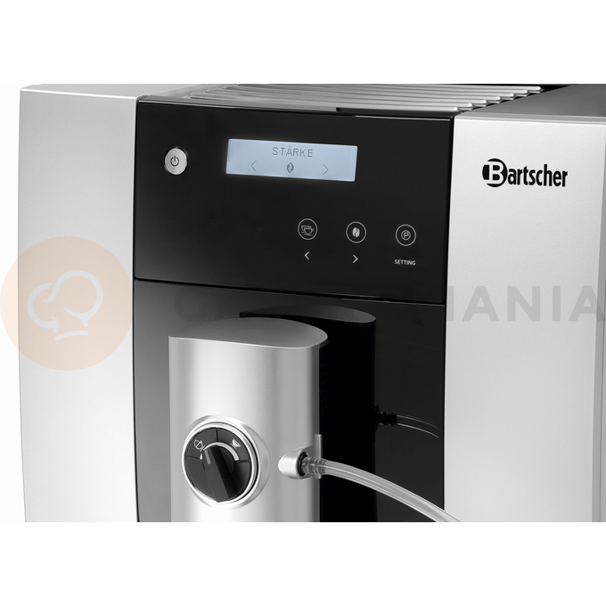 Automatický kávovar, 1,8 l, vyjimatelná nádrž na vodu, 1,4 kW, 230 V, 300x500x360 mm | BARTSCHER, Easy Black 250