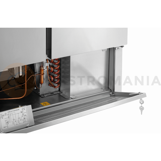 Chladící stůl, Křídlové dveře, 260 l, 2 skříňky, 900x700x880 mm | BARTSCHER, Mini 900T2