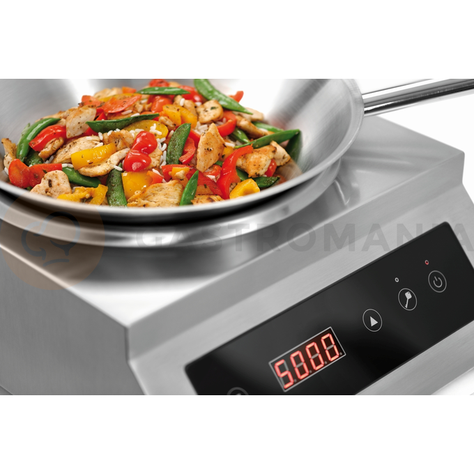 Indukční wok 5 kW, 400x525x195 mm | BARTSCHER, IW 50