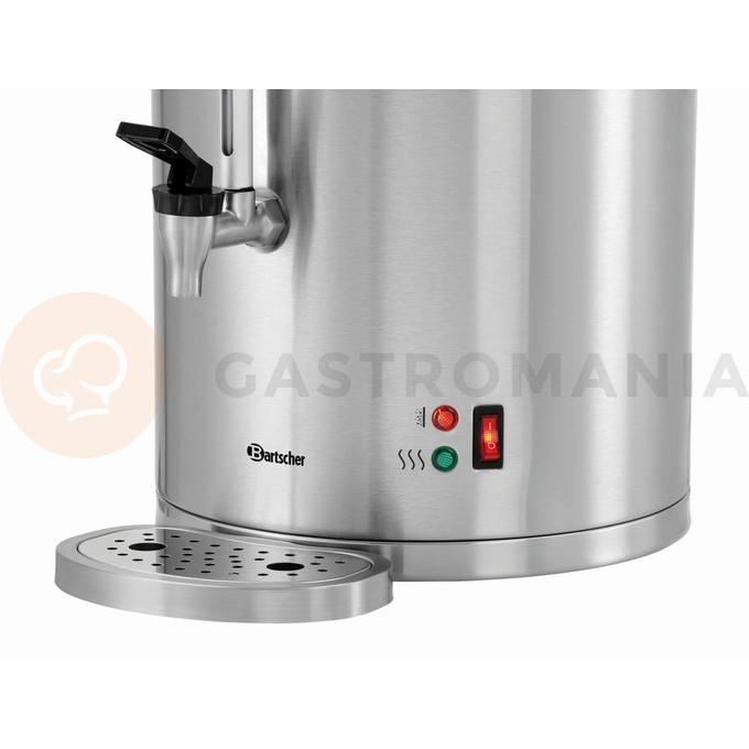 Kávovar na překapávanou kávu, filtr kulatý, 13,2 l, 370x360x533 mm | BARTSCHER, Silver 1300