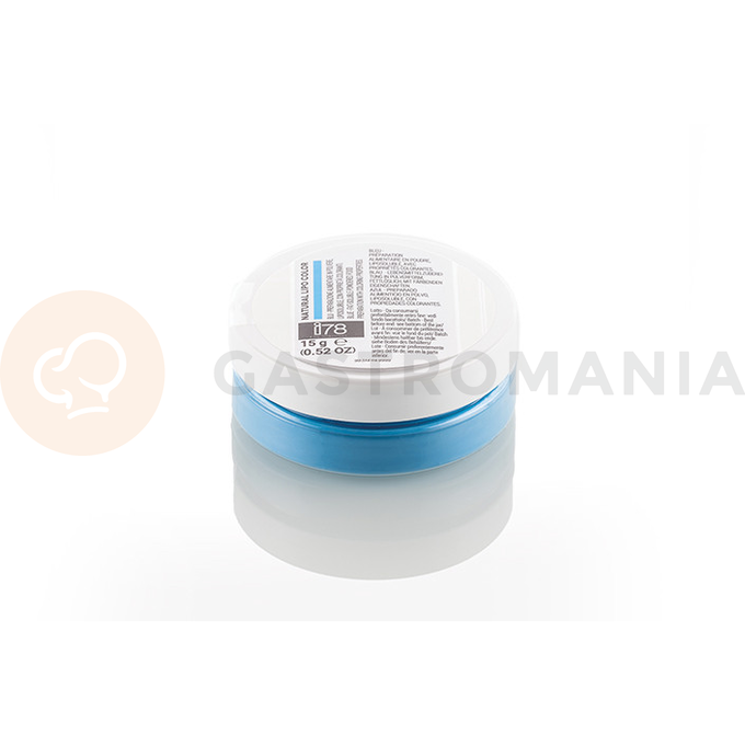 Naturalny barwnik spożywczy w proszku, natural lipo color, niebieski, 50 g | SILIKOMART, i78 Colorants