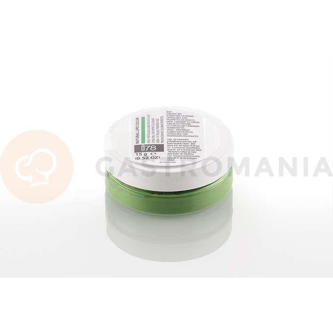 Naturalny barwnik spożywczy w proszku, natural lipo color, zielony, 50 g | SILIKOMART, i78 Colorants