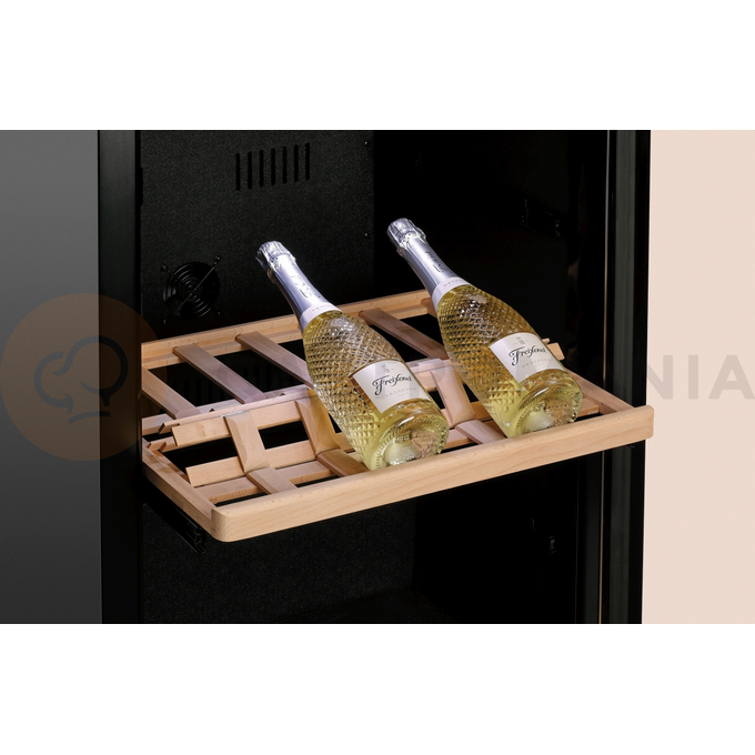 Prezenter do wina, składany, drewniany, na 6 butelek, 506x438x30 mm | BARTSCHER, 2Z 126FL
