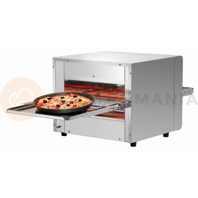 Průchozí pec na pizzu a občerstvení 3,5 kW, 230 V, 472x1045x400 mm | BARTSCHER, 3600TB10