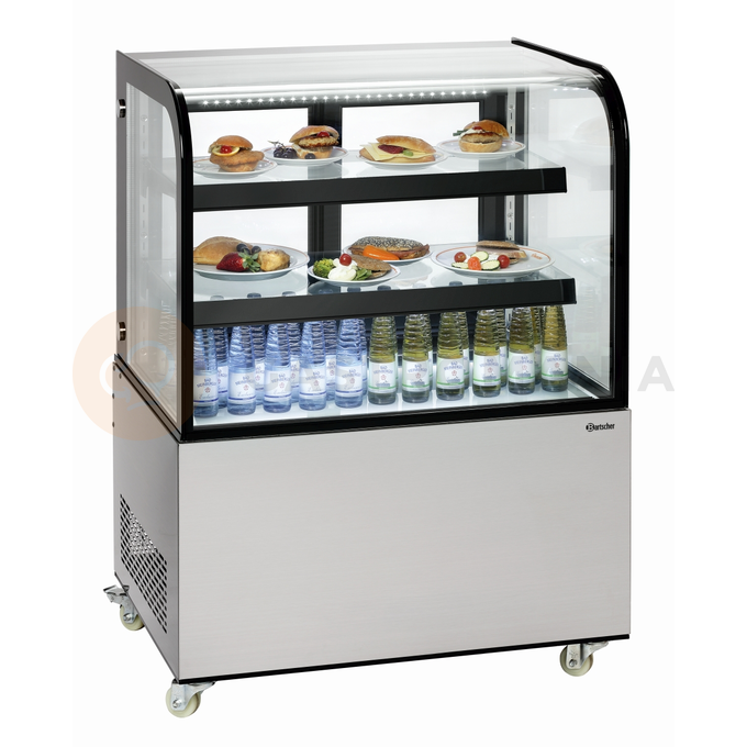 Witryna chłodnicza 270 l, oświetlenie LED, 905x690x1210 mm | BARTSCHER, KV 270L