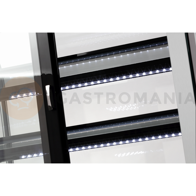 Witryna chłodnicza 270 l, oświetlenie LED, 905x690x1210 mm | BARTSCHER, KV 270L