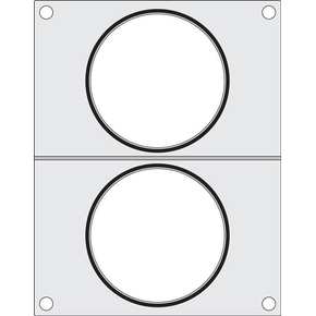 Matryca do zgrzewarki 976722, 2x dwa pojemnik do zupy 115 mm | HENDI, 805633