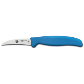 Nůž na zeleninu, zakřivený, modrý,7 cm | AMBROGIO SANELLI, Supra Colore