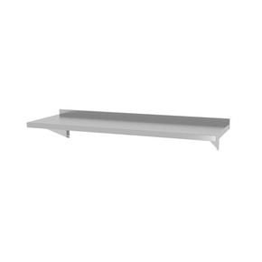 Półka wisząca na konsolach, z dwiema konsolami, 800x300x250 mm | HENDI, 816486