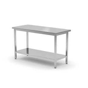 Stół centralny z półką - skręcany, 800x600x850 mm | HENDI, Kitchen Line