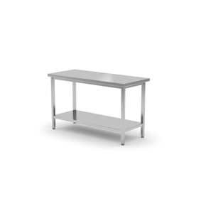 Stół centralny z półką - skręcany, 800x700x850 mm | HENDI, Kitchen Line