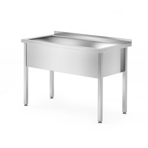 Stůl jednokomorovou vanou, komora 400 mm, 1000x600x850 mm | HENDI, Profi Line