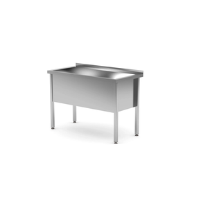 Stůl jednokomorovou vanou, komora 400 mm, 1200x600x850 mm | HENDI, Profi Line