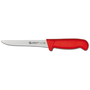 Vykosťovací nůž, úzký, červený, 16 cm | AMBROGIO SANELLI, Supra Colore