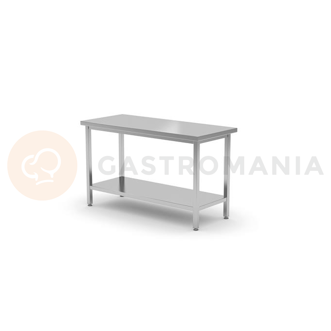 Stół centralny z półką - skręcany, 800x700x850 mm | HENDI, Kitchen Line