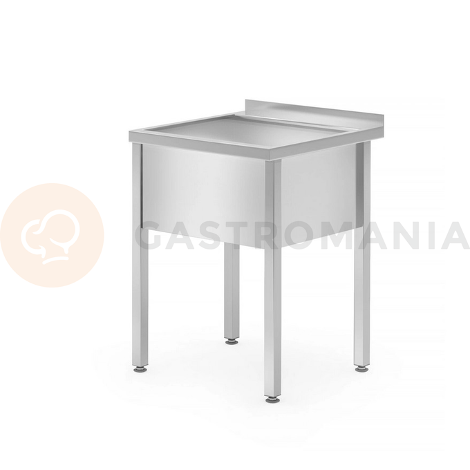 Stůl jednokomorovou vanou, komora 300 mm, 600x600x850 mm | HENDI, Profi Line