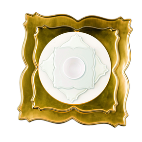 Talíř hluboký Ø 23 cm | RAK, White Gold