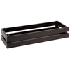 Dřevěná skříňka, 555x185x105 mm, černá | APS, Superbox GN 2/4