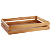 Dřevěná skříňka, 555x350x105 mm, světle hnědá | APS, Superbox GN 1/1