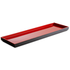 Tác z černo-červeného melaminu, 530x162 mm | APS, Asia Plus