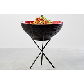 Mísa z melaminu, černo-červená Ø 160 mm | APS, Asia Plus