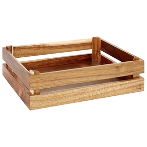 Dřevěná skříňka, 350x290x105 mm, světle hnědá | APS, Superbox GN 1/2