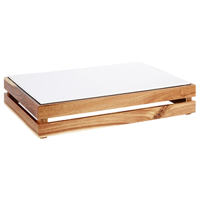Dřevěná skříňka, 350x290x105 mm, světle hnědá | APS, Superbox GN 1/2