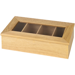 Krabice na čaj, jasné dřevo bez nápisu 335x200x90 mm | APS, 11576