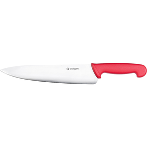 Nůž HACCP červený 250 mm |  STALGAST, 281251