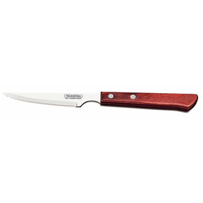 Nůž na steaky 218 mm, červený | TRAMONTINA, Jumbo