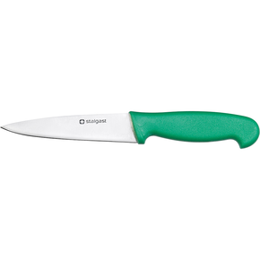 Nůž okrajovací HACCP zelený 100 mm |  STALGAST, 285102