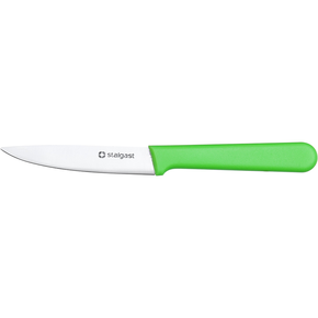 Nůž okrajovací HACCP zelený 90 mm |  STALGAST, 285082