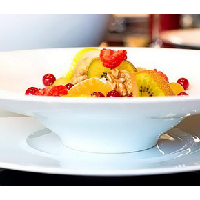 Porcelánový talíř mělký gourmet 22 cm | ARIANE, Style