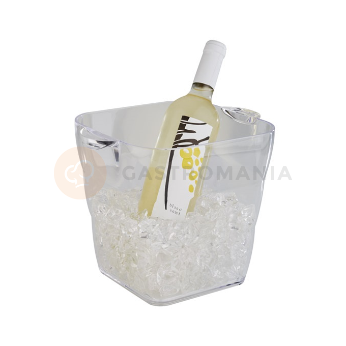 Chladící nádoba na alkohol, průhledná 200x200x200 mm, 4,5 l | APS, 36081