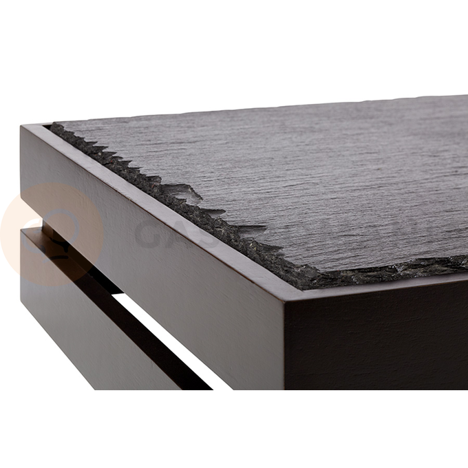 Dřevěná skříňka, 350x290x105 mm, černá | APS, Superbox GN 1/2