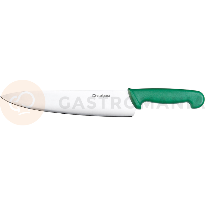 Nůž HACCP zelený 250 mm |  STALGAST, 281252