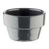 Mísa z melaminu, černá Ø 60 mm | APS, Flower Pot
